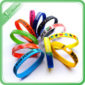 Hot Sale Custom Logo Printed Silicon Wristbands /Silcone Bracelet